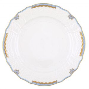 PRINCESS VICTORIA SERVICE PLATE LIGHT BLUE