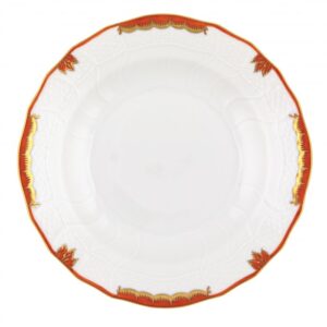PRINCESS VICTORIA DESSERT PLATE RUST