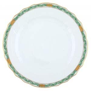 CHINESE BOUQUET GARLAND DINNER PLATE GREEN