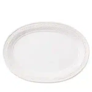 Le Panier 17" Platter Whitewashed