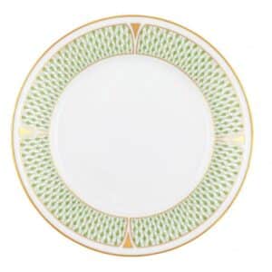 ART DECO SALAD PLATE GREEN
