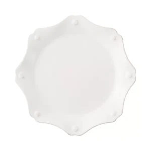 Juliska Berry & Thread Scalloped Dessert/Salad Plate Whitewash