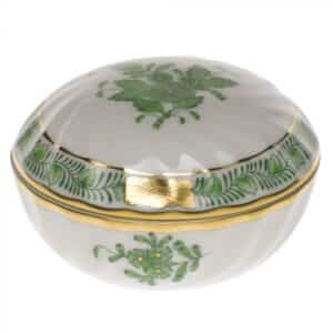 Herend Ring Box Green