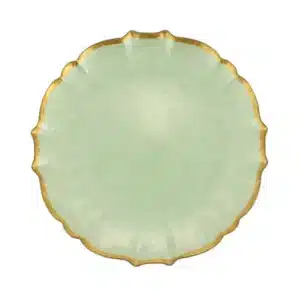 Vierti Baroque Glass Plate Pitaschio
