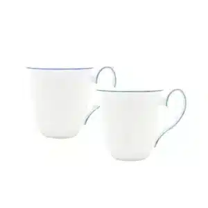 Twig Amelie Set of Two Mugs Royal Blue