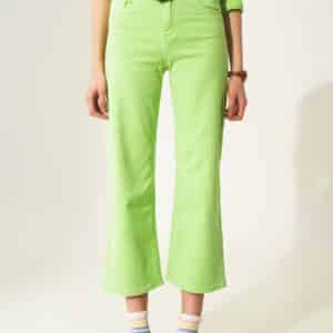 Q2 Denim Acid Green Jeans