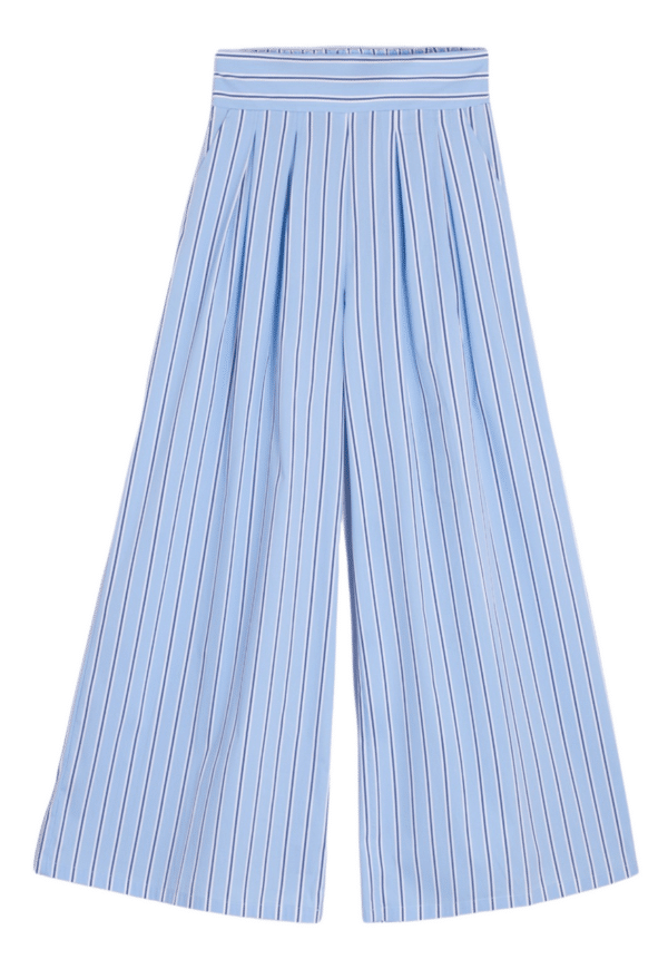 Vilagallo Marian Blue Striped Trouser
