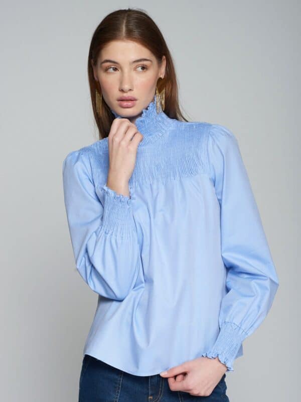 Vilagallo Vera Shirt Azul Twill