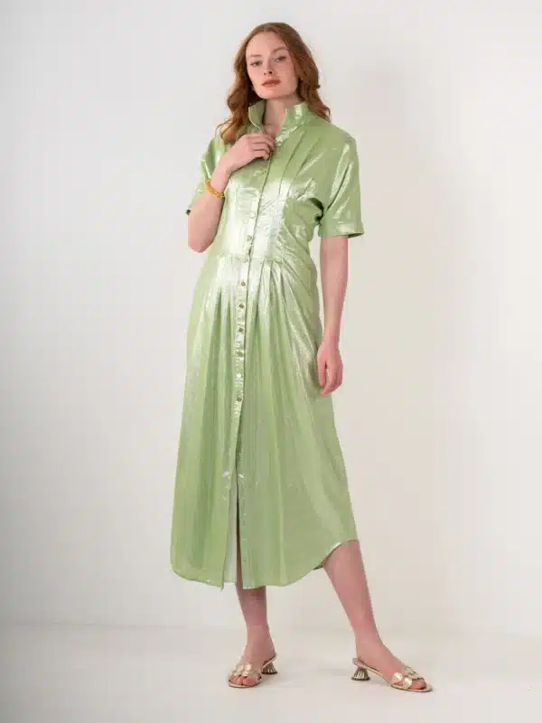 Emily McCarthy Georgia Dress Opal Green