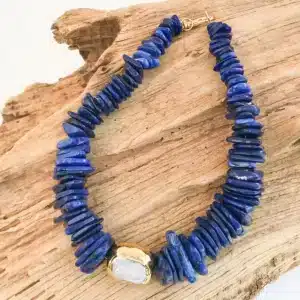 Sariah Necklace -Navy