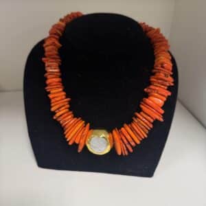 Sariah Necklace -Orange